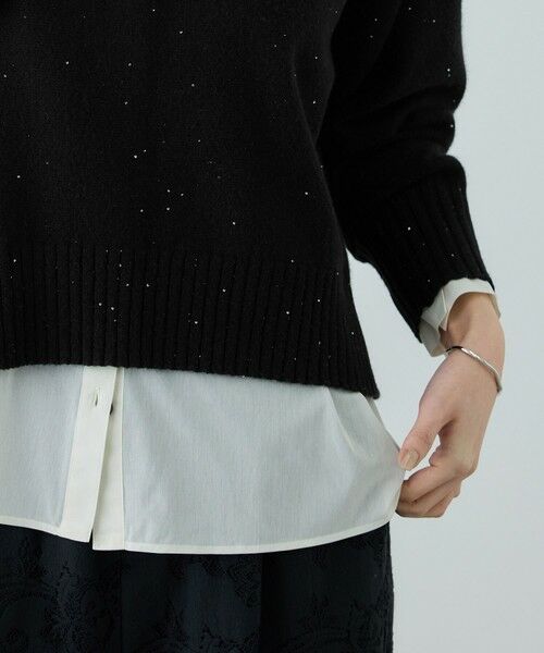 ROPE' / ロペ ニット・セーター | スーパーファインメリノウールスパンコールニット | 詳細11