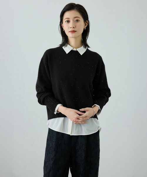 ROPE' / ロペ ニット・セーター | スーパーファインメリノウールスパンコールニット | 詳細12