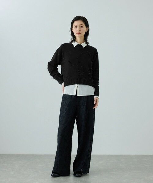 ROPE' / ロペ ニット・セーター | スーパーファインメリノウールスパンコールニット | 詳細13