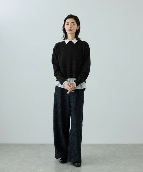 ROPE' / ロペ ニット・セーター | スーパーファインメリノウールスパンコールニット | 詳細14