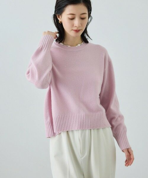 ROPE' / ロペ ニット・セーター | スーパーファインメリノウールスパンコールニット | 詳細15