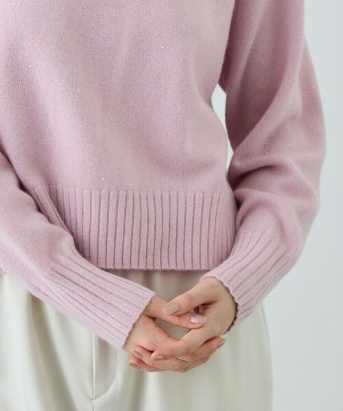 ROPE' / ロペ ニット・セーター | スーパーファインメリノウールスパンコールニット | 詳細17