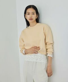 ROPE' / ロペ スウェット | スウェットライクコンパクトニットプルオーバー/イージーケア