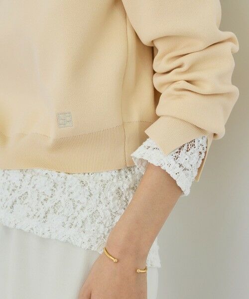 ROPE' / ロペ スウェット | スウェットライクコンパクトニットプルオーバー/イージーケア | 詳細1