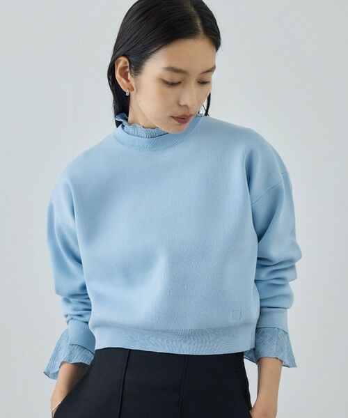 ROPE' / ロペ スウェット | スウェットライクコンパクトニットプルオーバー/イージーケア | 詳細13