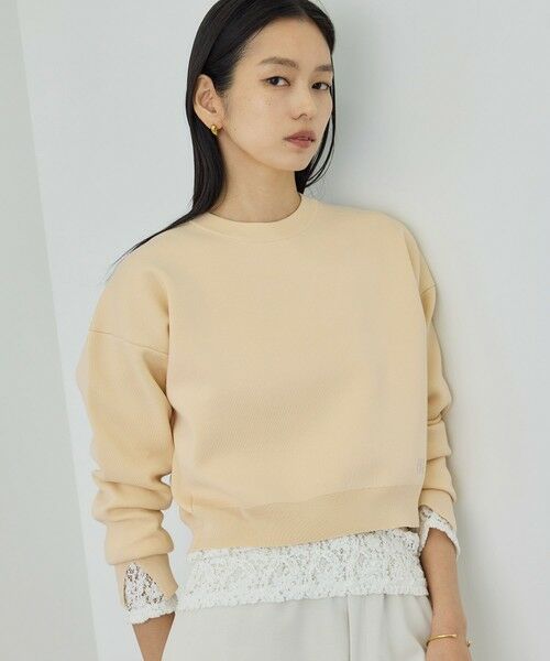 ROPE' / ロペ スウェット | スウェットライクコンパクトニットプルオーバー/イージーケア | 詳細3