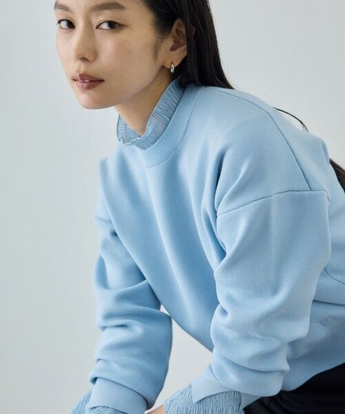 ROPE' / ロペ スウェット | スウェットライクコンパクトニットプルオーバー/イージーケア | 詳細9