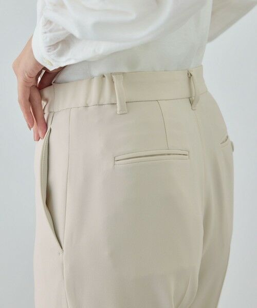 ROPE' / ロペ スラックス・ドレスパンツ | トリアセダブルクロス テーパードパンツ/イージーケア・セットアップ対応・26SS | 詳細1