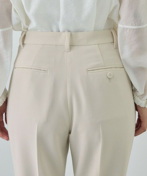 ROPE' / ロペ スラックス・ドレスパンツ | トリアセダブルクロス テーパードパンツ/イージーケア・セットアップ対応・26SS | 詳細15