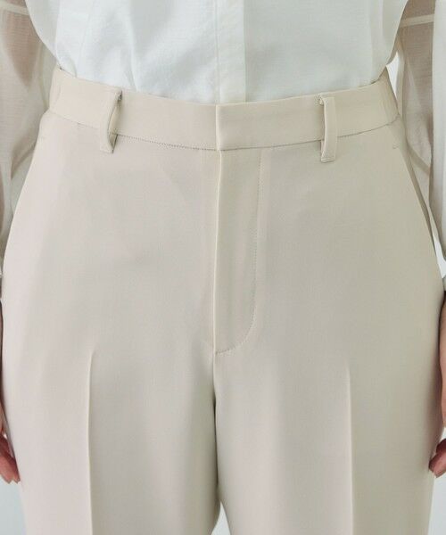 ROPE' / ロペ スラックス・ドレスパンツ | トリアセダブルクロス テーパードパンツ/イージーケア・セットアップ対応・26SS | 詳細16