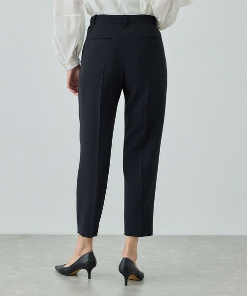 ROPE' / ロペ スラックス・ドレスパンツ | トリアセダブルクロス テーパードパンツ/イージーケア・セットアップ対応・26SS | 詳細4