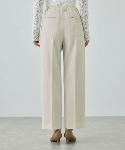 ROPE' / ロペ その他パンツ | トリアセダブルクロス ストレートワイドパンツ/イージーケア・セットアップ対応・26SS | 詳細14