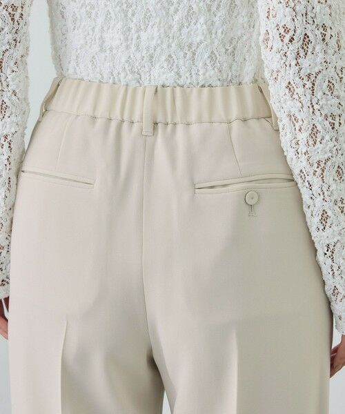 ROPE' / ロペ その他パンツ | トリアセダブルクロス ストレートワイドパンツ/イージーケア・セットアップ対応・26SS | 詳細15