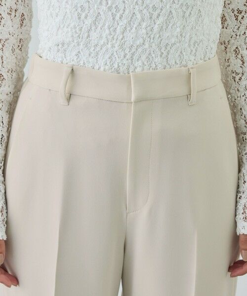 ROPE' / ロペ その他パンツ | トリアセダブルクロス ストレートワイドパンツ/イージーケア・セットアップ対応・26SS | 詳細16