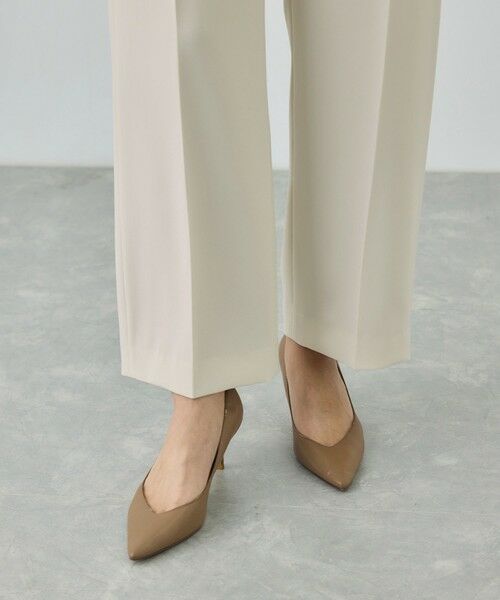 ROPE' / ロペ その他パンツ | トリアセダブルクロス ストレートワイドパンツ/イージーケア・セットアップ対応・26SS | 詳細18