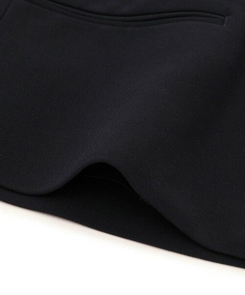 ROPE' / ロペ ノーカラージャケット | トリアセダブルクロス クルーネックジャケット/イージーケア・セットアップ対応・26SS | 詳細22