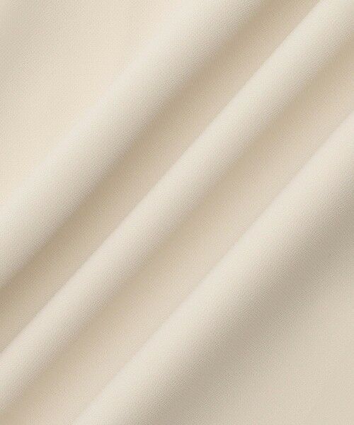ROPE' / ロペ ノーカラージャケット | トリアセダブルクロス クルーネックジャケット/イージーケア・セットアップ対応・26SS | 詳細22