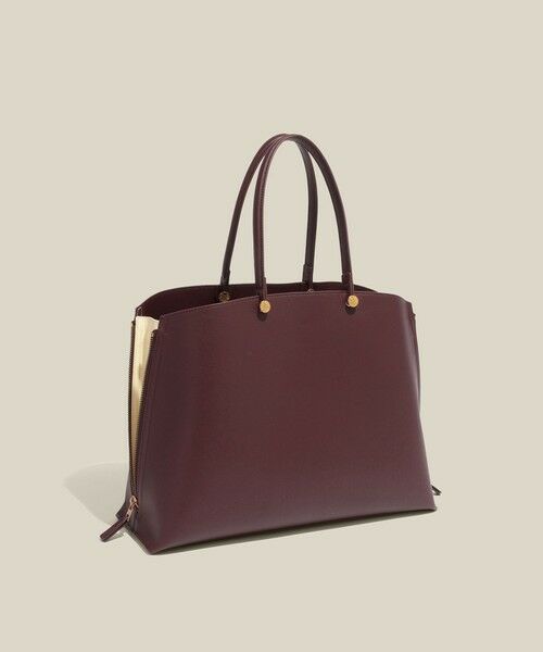 ROPE' / ロペ トートバッグ | 【E'POR】【WEB限定】Y BAG Medium+ /A4対応・通勤・26SS（ワイン(66)）