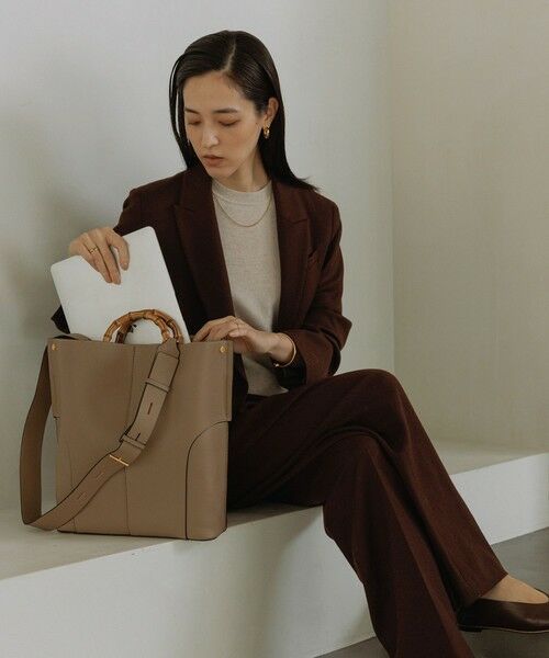 ROPE' / ロペ トートバッグ | 【E'POR】BAMBOO BAG Large/A4対応・通勤・26SS | 詳細5