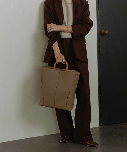 ROPE' / ロペ トートバッグ | 【E'POR】BAMBOO BAG Large/A4対応・通勤・26SS | 詳細6