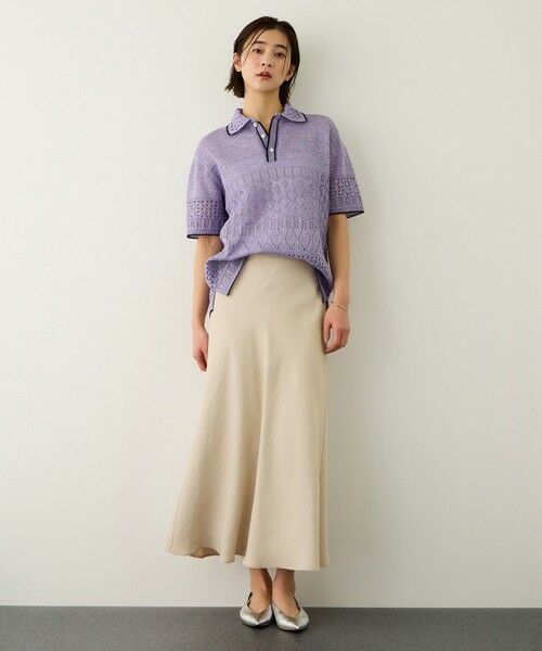 ROPE' / ロペ ニット・セーター | 【COOHEM(コーヘン)】SUKASHI EMBOSSED KNIT/セットアップ対応 | 詳細25