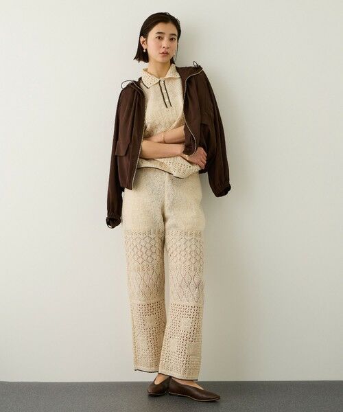 ROPE' / ロペ ニット・セーター | 【COOHEM(コーヘン)】SUKASHI EMBOSSED KNIT/セットアップ対応 | 詳細26