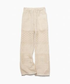 ROPE' / ロペ その他パンツ | 【COOHEM】SUKASHI EMBOSSED KNIT PANTS/イージーケア・セットアップ対応