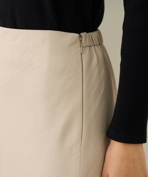 ROPE' / ロペ ミニ・ひざ丈スカート | リンクルサテンマーメイドスカート | 詳細13