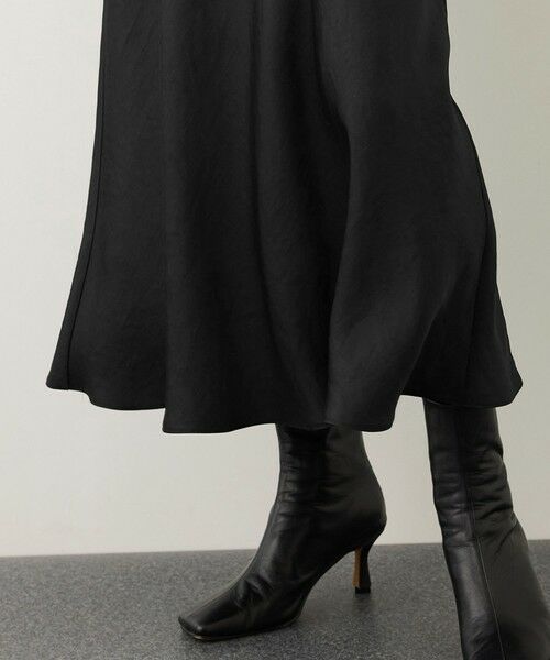 ROPE' / ロペ ミニ・ひざ丈スカート | リンクルサテンマーメイドスカート | 詳細2