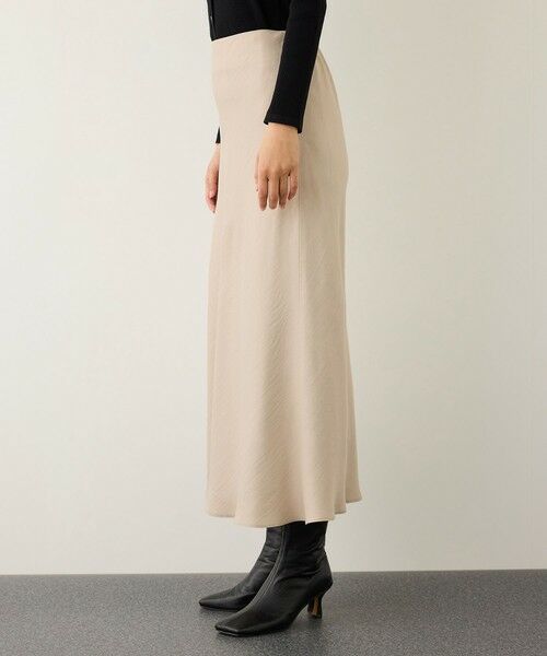 ROPE' / ロペ ミニ・ひざ丈スカート | リンクルサテンマーメイドスカート | 詳細9