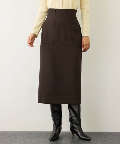 ROPE' / ロペ ミニ・ひざ丈スカート | [美人スカート]ダブルクロスポケット付きタイトスカート/イージーケア・26SS | 詳細30