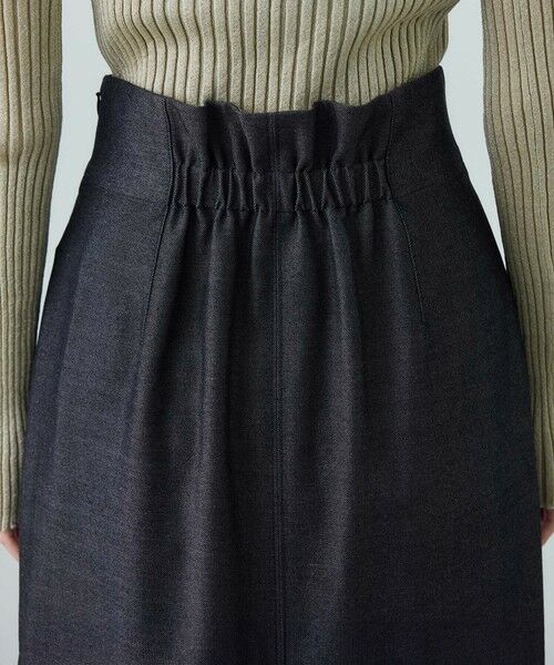 ROPE' / ロペ ミニ・ひざ丈スカート | [美人スカート]トリアセツイル ポケット付きタイトスカート(デニムライク)/イージーケア・セットアップ対応 | 詳細13