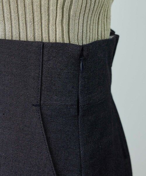 ROPE' / ロペ ミニ・ひざ丈スカート | [美人スカート]トリアセツイル ポケット付きタイトスカート(デニムライク)/イージーケア・セットアップ対応 | 詳細15