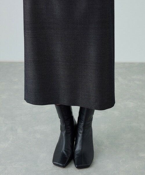 ROPE' / ロペ ミニ・ひざ丈スカート | [美人スカート]トリアセツイル ポケット付きタイトスカート(デニムライク)/イージーケア・セットアップ対応 | 詳細18