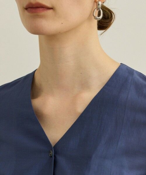 ROPE' / ロペ シャツ・ブラウス | 【洗える】パフスリーブシアーペプラムブラウス | 詳細18