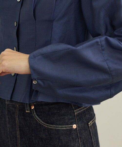 ROPE' / ロペ シャツ・ブラウス | 【洗える】パフスリーブシアーペプラムブラウス | 詳細20