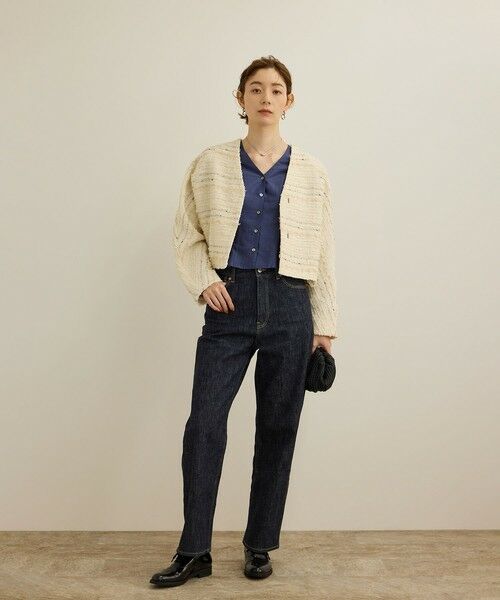 ROPE' / ロペ シャツ・ブラウス | 【洗える】パフスリーブシアーペプラムブラウス | 詳細6