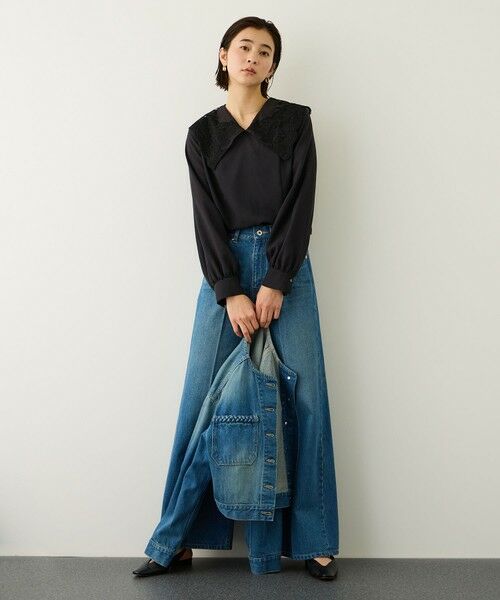 ROPE' / ロペ シャツ・ブラウス | レースカラープルオーバーブラウス | 詳細10