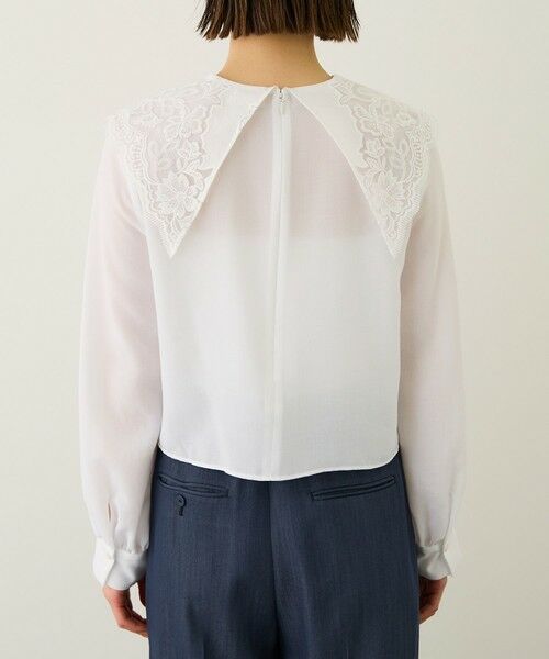 ROPE' / ロペ シャツ・ブラウス | レースカラープルオーバーブラウス | 詳細16