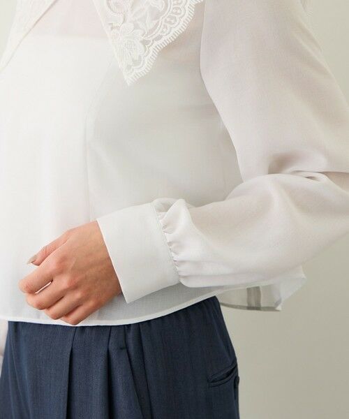 ROPE' / ロペ シャツ・ブラウス | レースカラープルオーバーブラウス | 詳細19