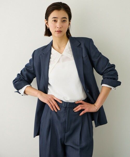 ROPE' / ロペ シャツ・ブラウス | レースカラープルオーバーブラウス | 詳細8