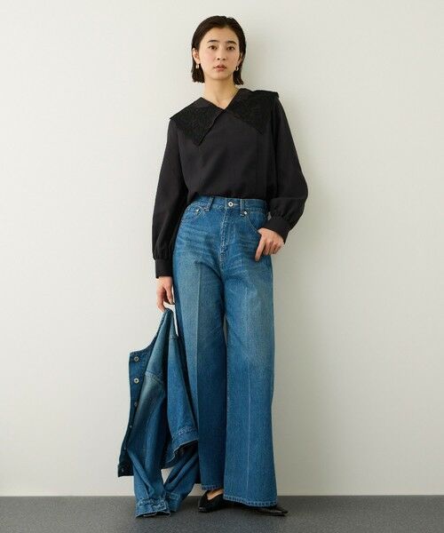 ROPE' / ロペ シャツ・ブラウス | レースカラープルオーバーブラウス | 詳細9