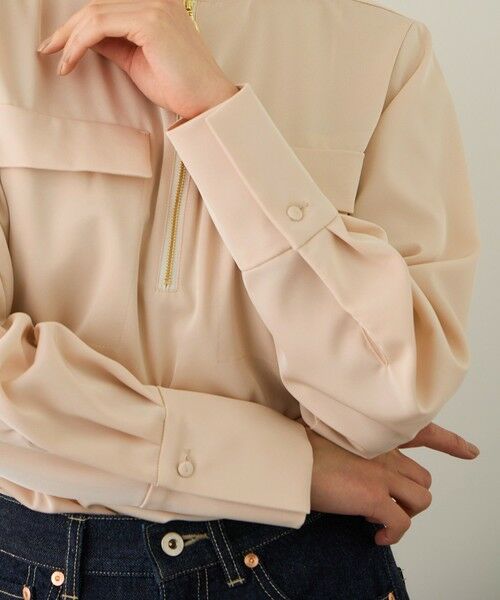 ROPE' / ロペ シャツ・ブラウス | フロントジップブラウス/イージーケア・セットアップ対応 | 詳細12