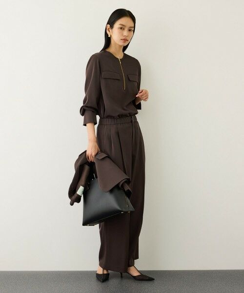 ROPE' / ロペ シャツ・ブラウス | フロントジップブラウス/イージーケア・セットアップ対応 | 詳細16