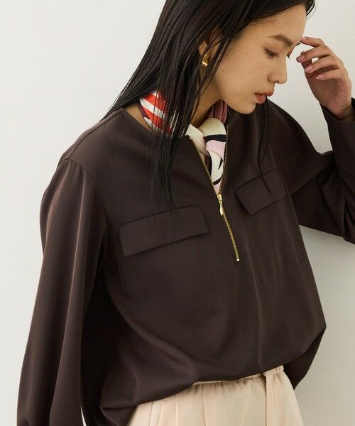 ROPE' / ロペ シャツ・ブラウス | フロントジップブラウス/イージーケア・セットアップ対応 | 詳細18