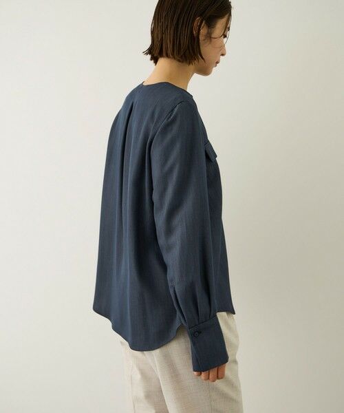 ROPE' / ロペ シャツ・ブラウス | フロントジップブラウス/イージーケア・セットアップ対応 | 詳細2