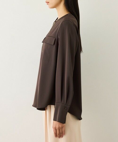 ROPE' / ロペ シャツ・ブラウス | フロントジップブラウス/イージーケア・セットアップ対応 | 詳細20