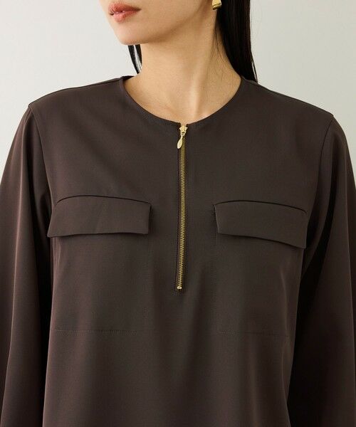 ROPE' / ロペ シャツ・ブラウス | フロントジップブラウス/イージーケア・セットアップ対応 | 詳細22