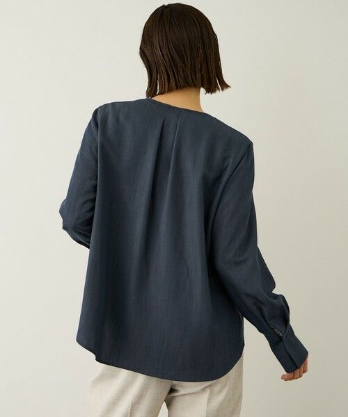 ROPE' / ロペ シャツ・ブラウス | フロントジップブラウス/イージーケア・セットアップ対応 | 詳細3