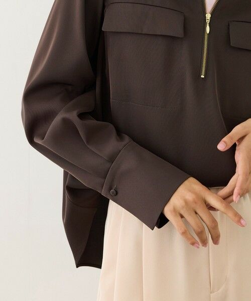 ROPE' / ロペ シャツ・ブラウス | フロントジップブラウス/イージーケア・セットアップ対応 | 詳細7